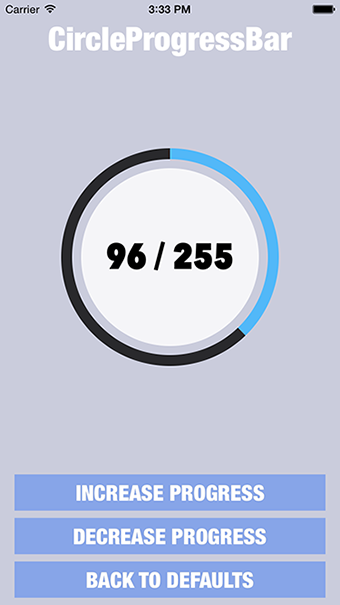 CircleProgressBar Screenshot-iOS-Example2
