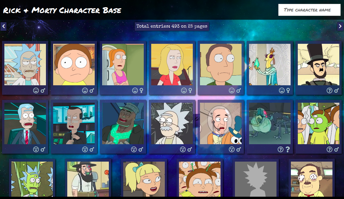 Rick and Morty API