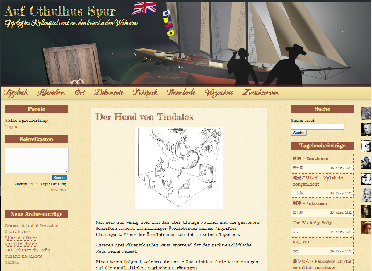 Cthulhupark Wordpress Theme