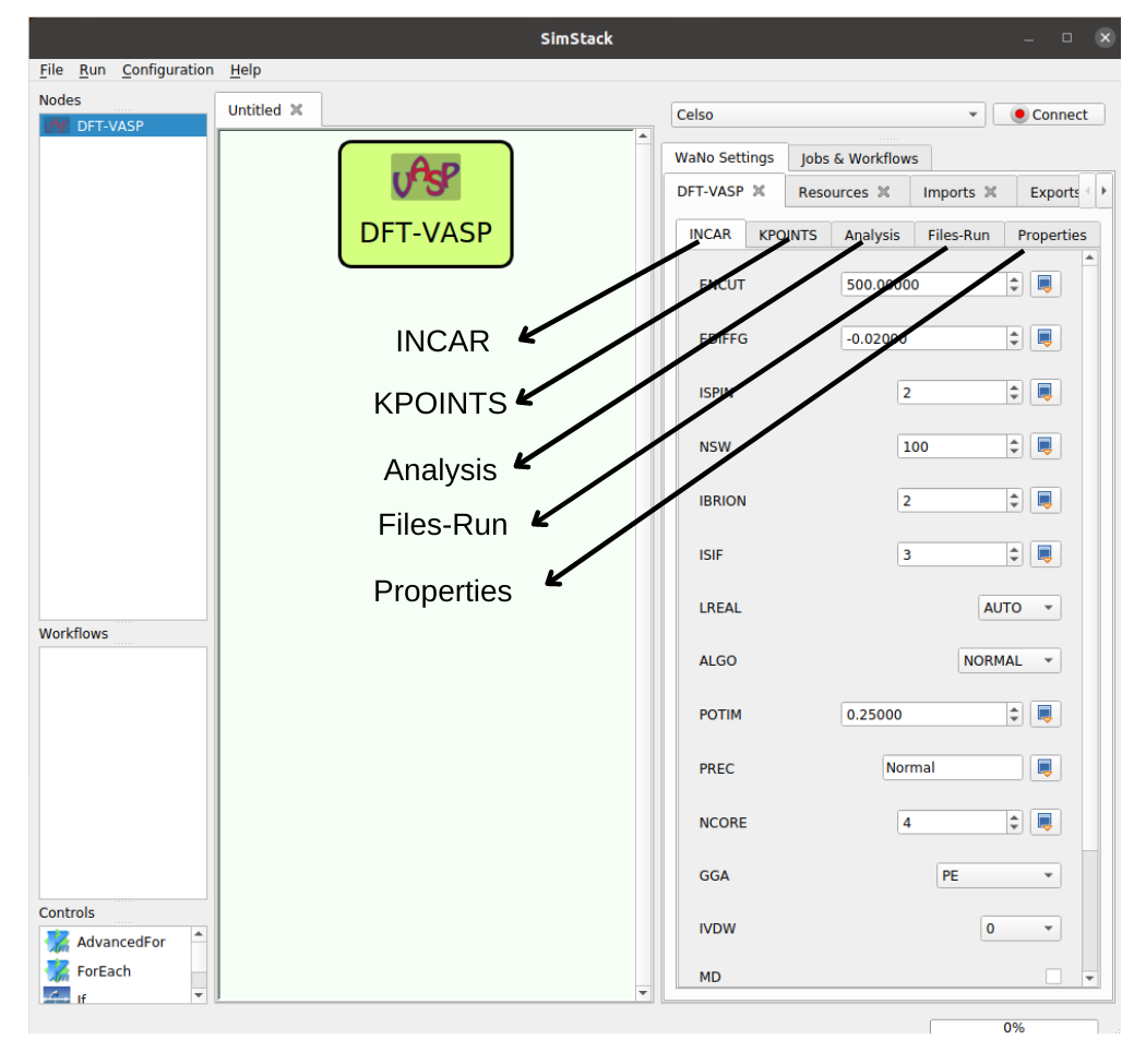 DFT-VASP WaNo GUI