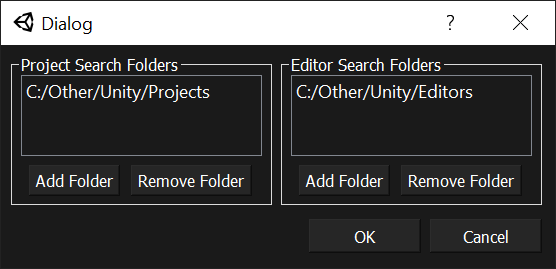 Settings Popup Example