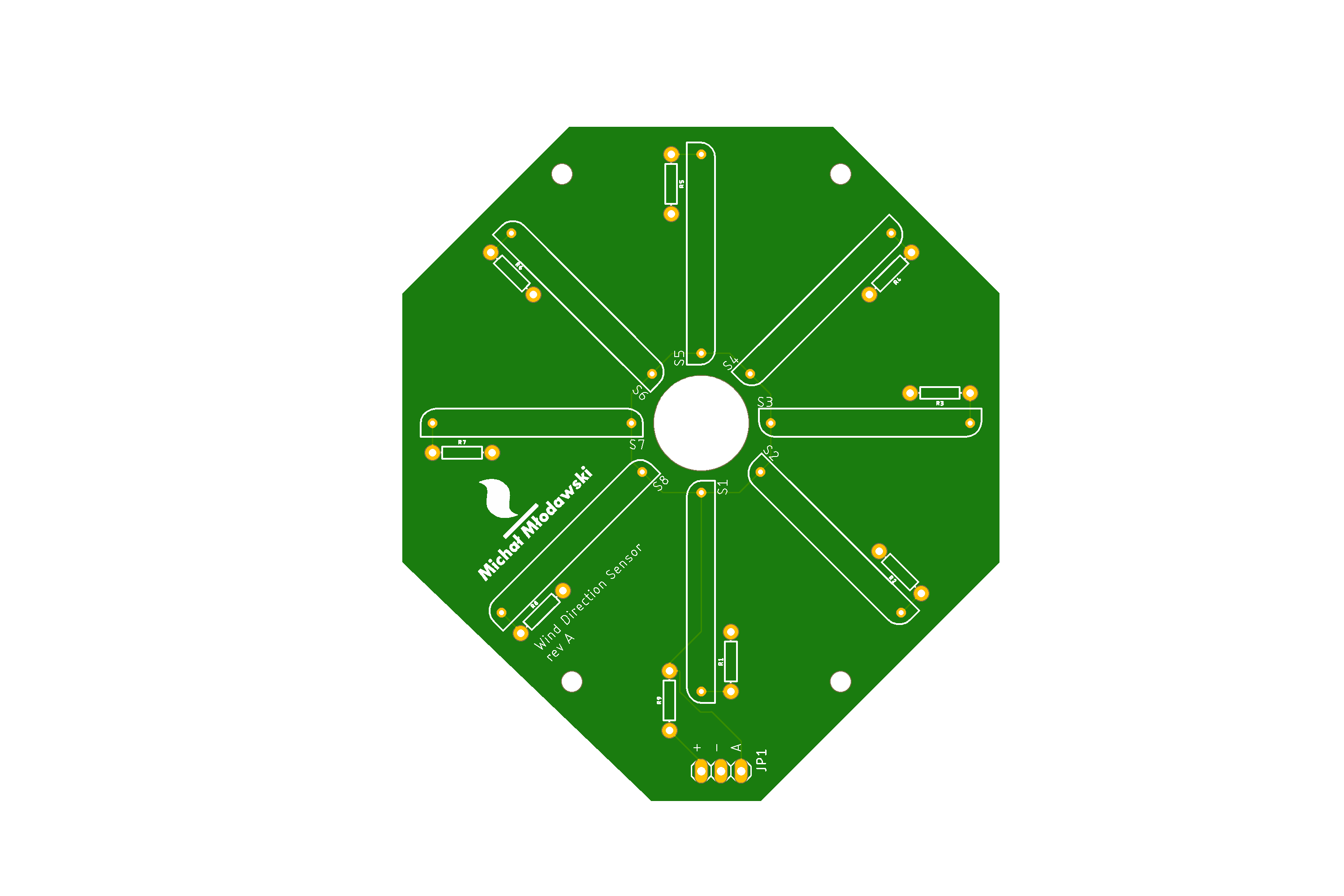 Wind vane pcb