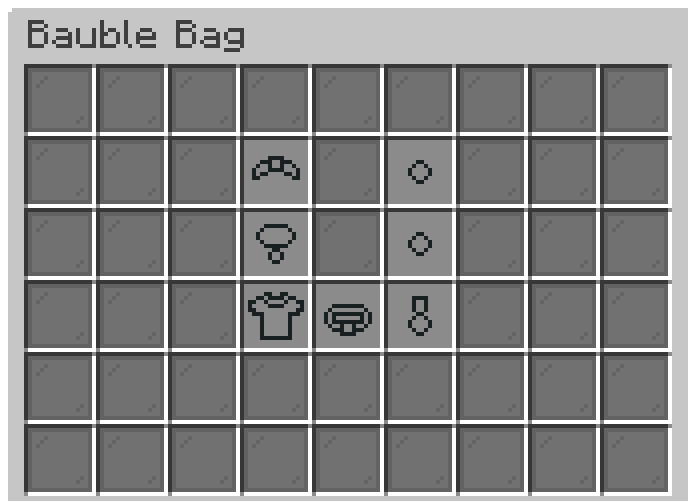 Bauble bag inventory