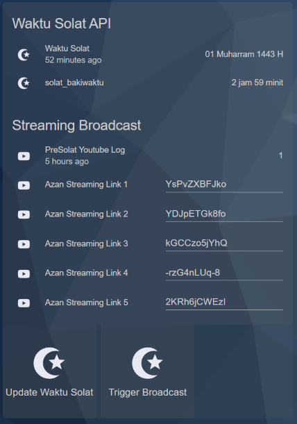 Maintenance Dashboard