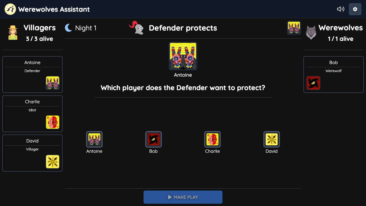 Defender protects Playground