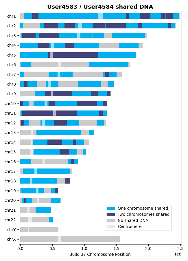 https://raw.githubusercontent.com/apriha/lineage/master/docs/images/shared_dna_User4583_User4584_0p75cM_1100snps_GRCh37_CEU.png