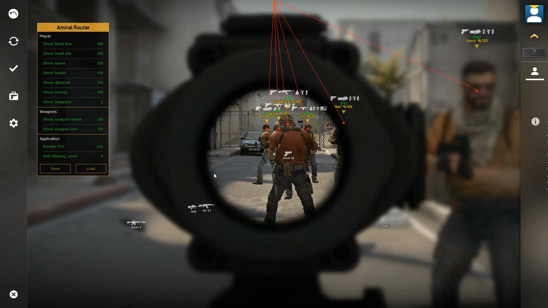 CSGO ESP EXAMPLE SCREENSHOT