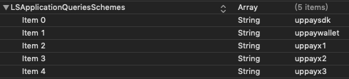Xcode set Info.plist LSApplicationQueriesSchemes