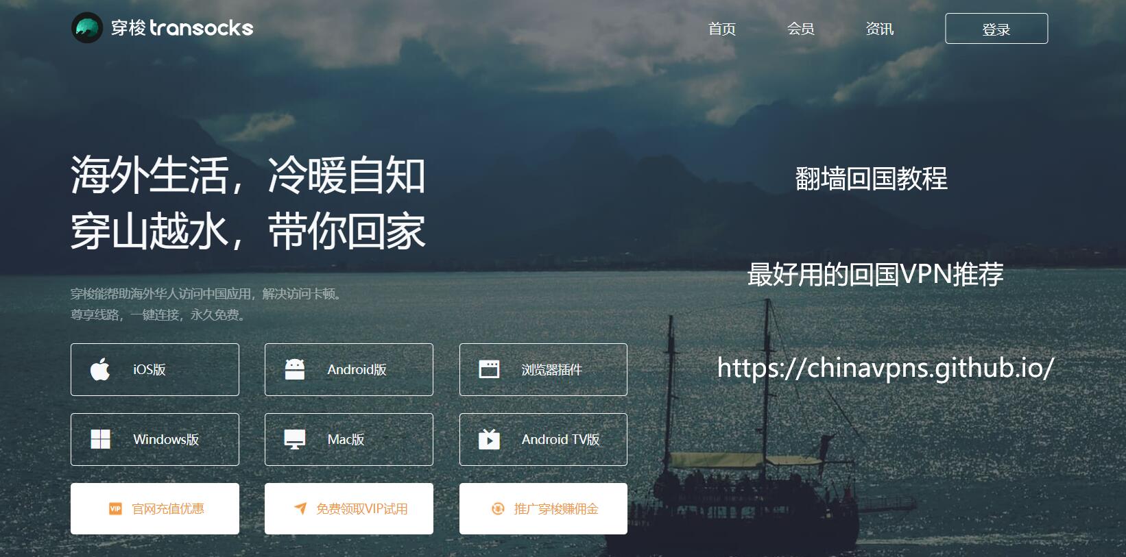 穿梭VPN Banner：翻墙回国教程，最好用的回国VPN推荐