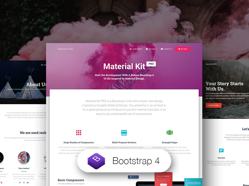 Material Kit  HTML