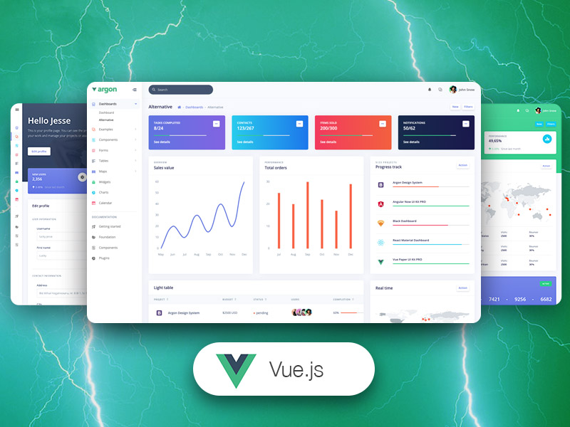 Vue Argon Dashboard PRO