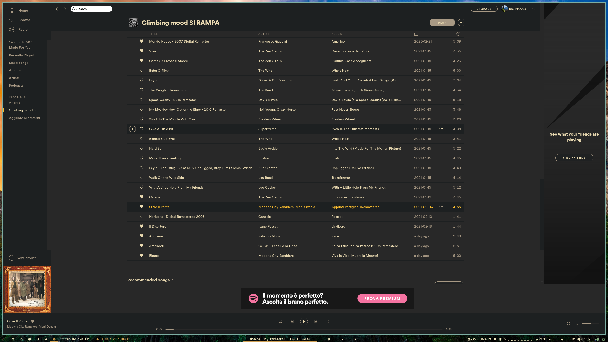 Spotify + spicetify