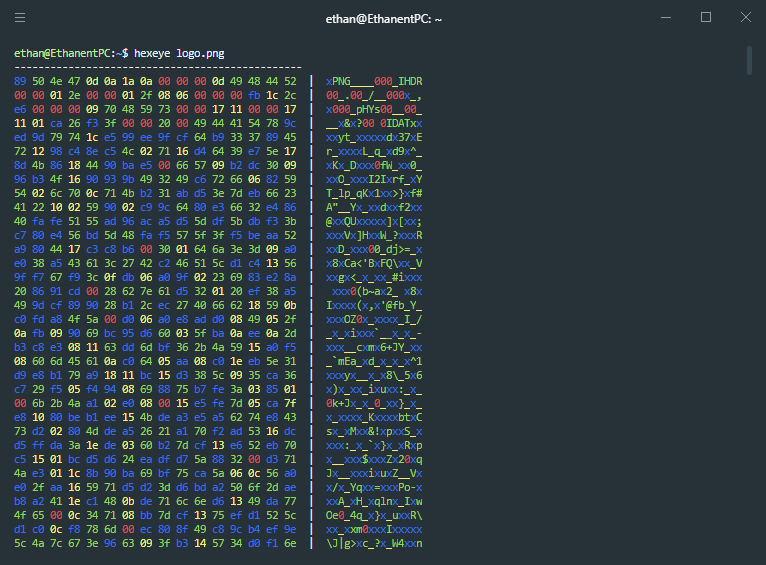 Hexeye image file demo