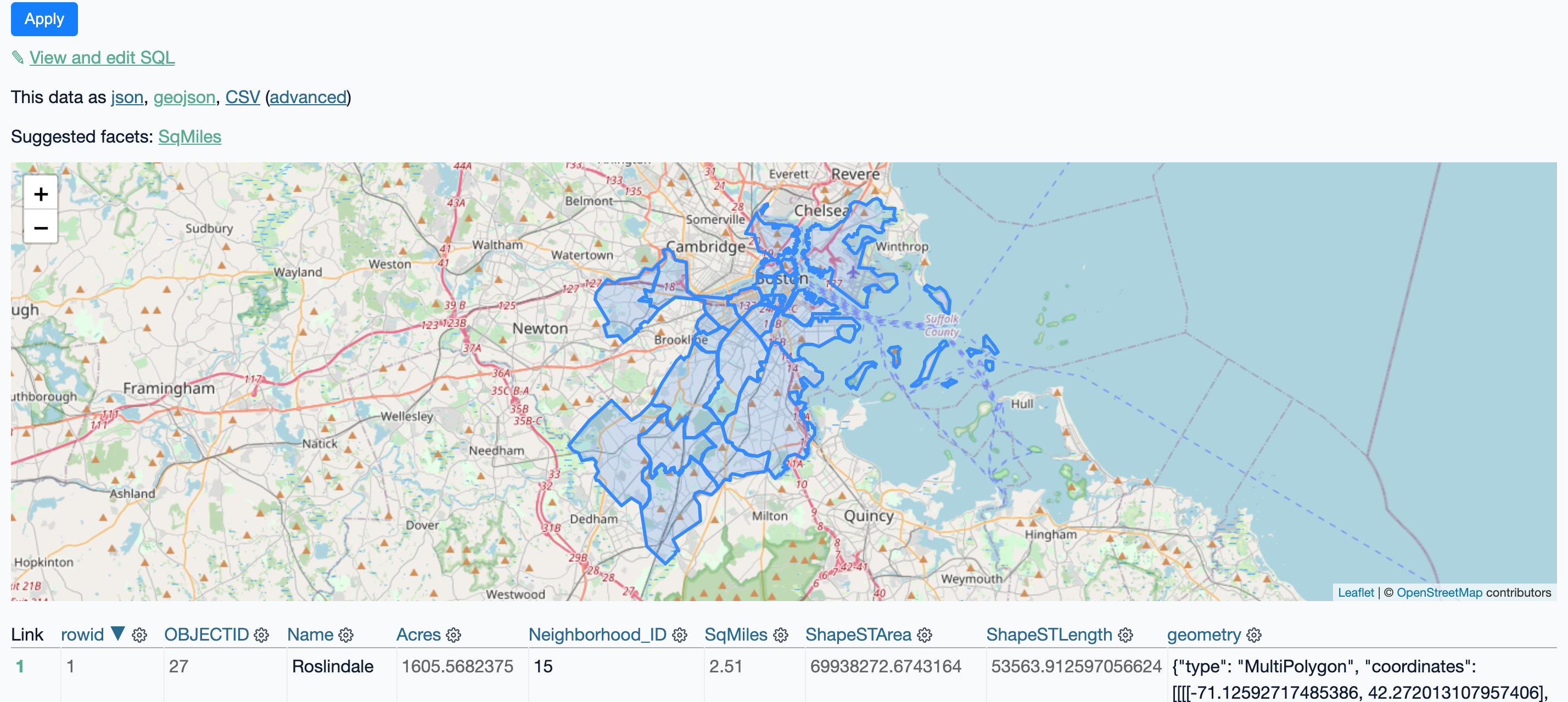 Boston neighbhorhoods map