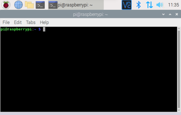 [Raspberry Pi OS Terminal]