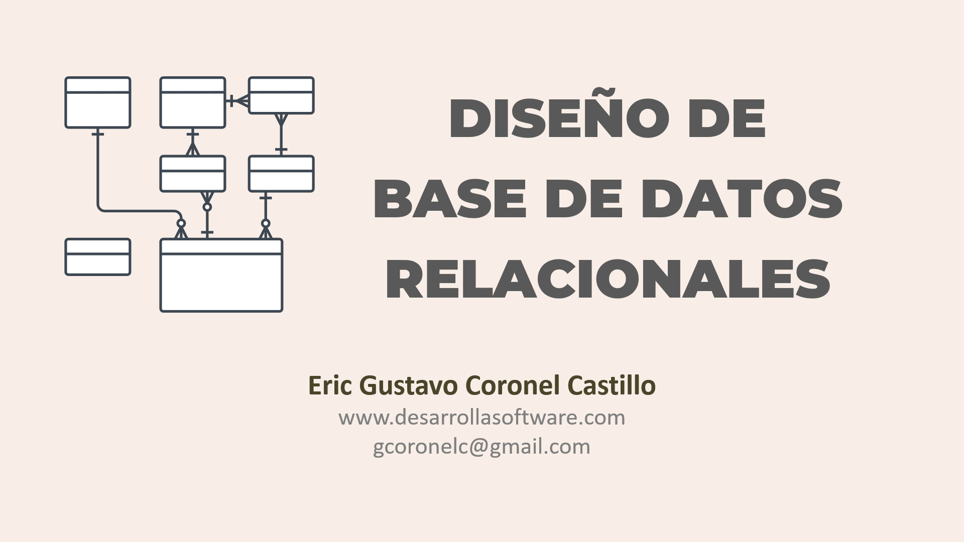 DISEÑO DE BASE DE DATOS RELACIONALES