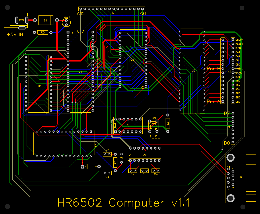 6502 PCB