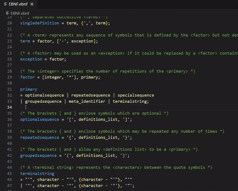 Code folding (by markers)