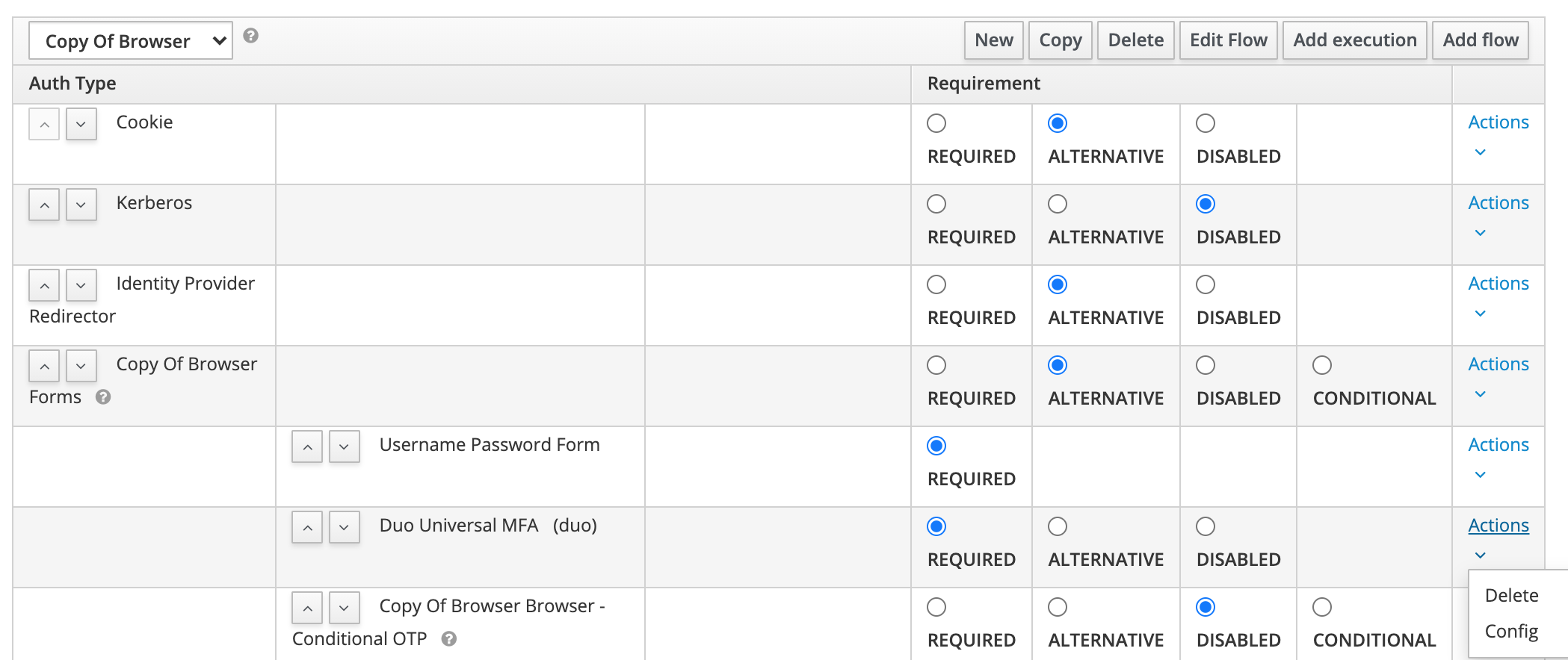 Configure the authenticator in Keycloak!