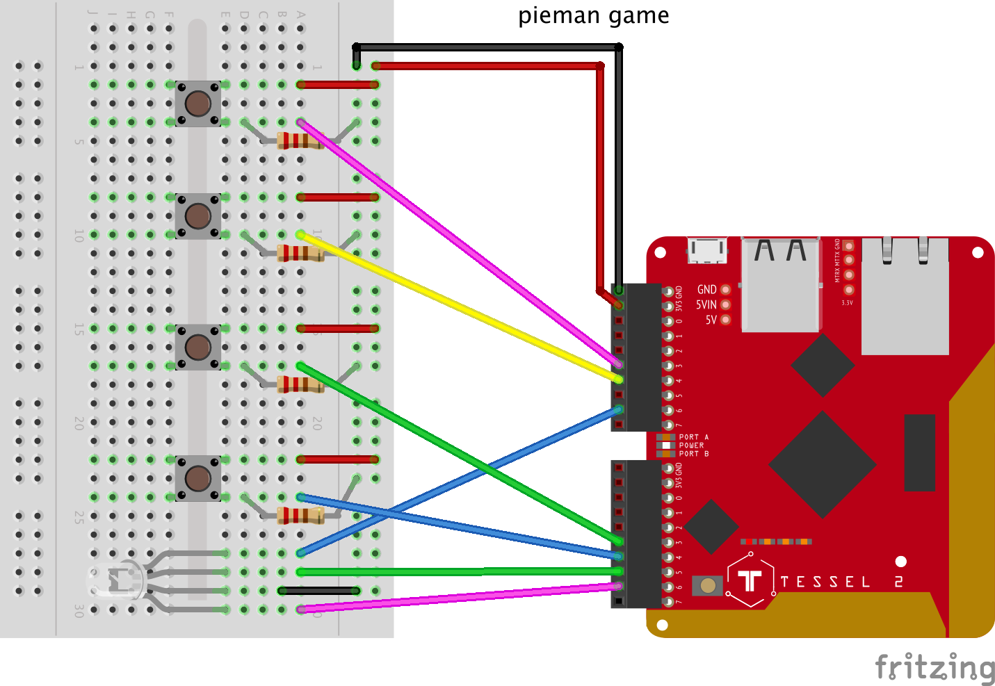 fritzing diagram for pieman