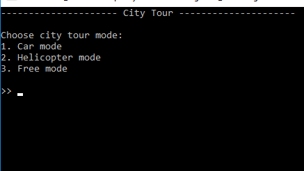 CityTourSelectMode