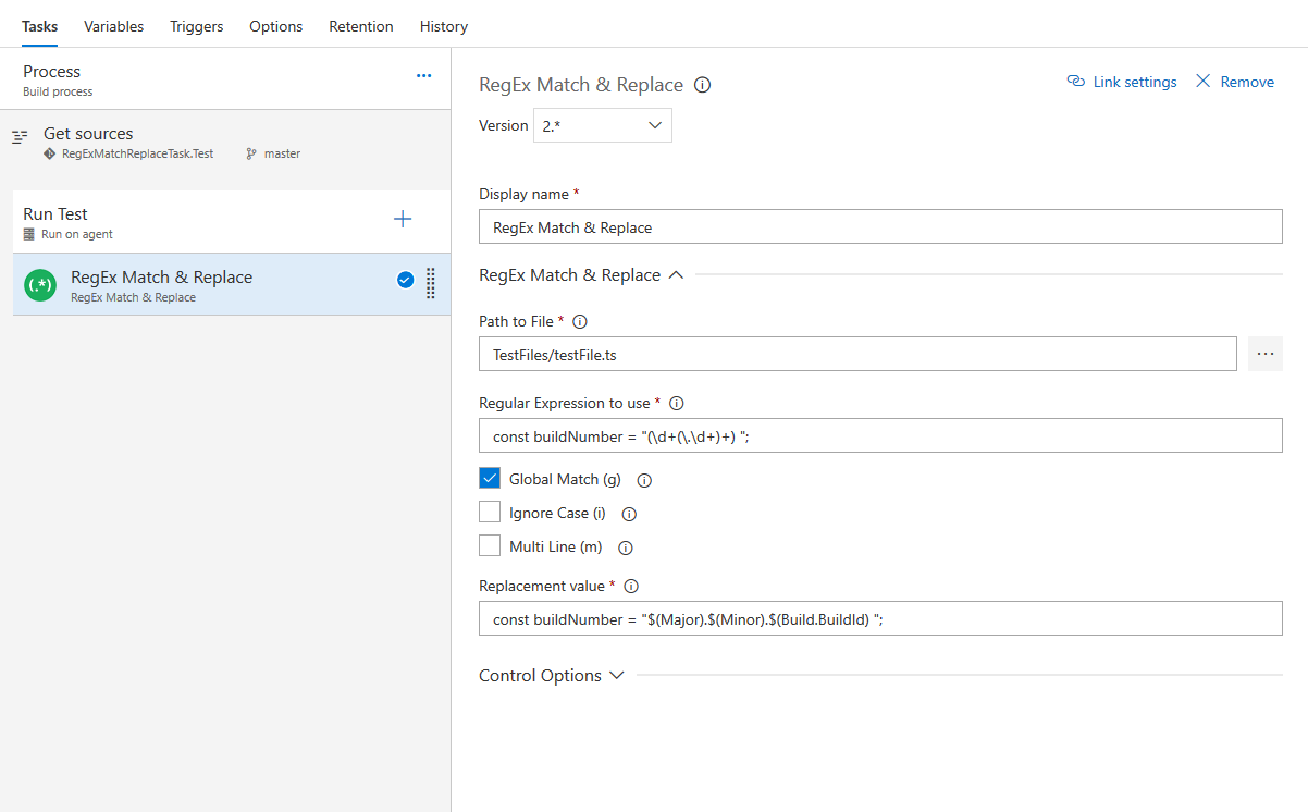 Required Configuration Options Supplied