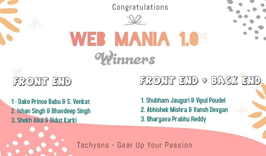 Bhargava Prabu Reddy - Web mania