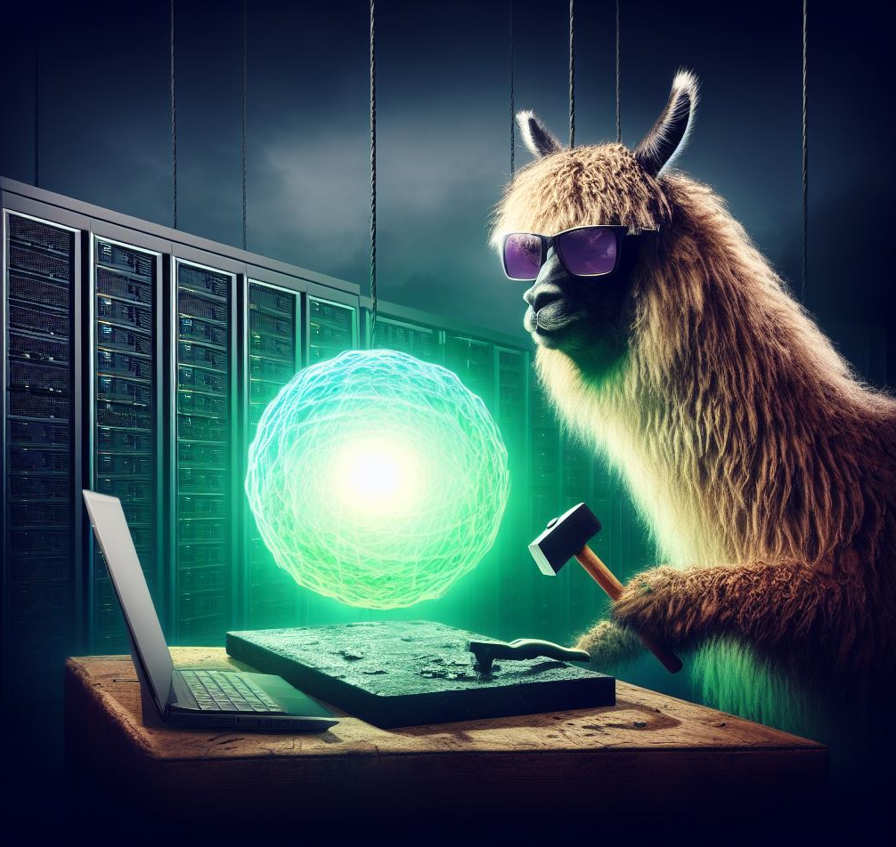 a llama developer managing a cluster of remote llm agents with redten