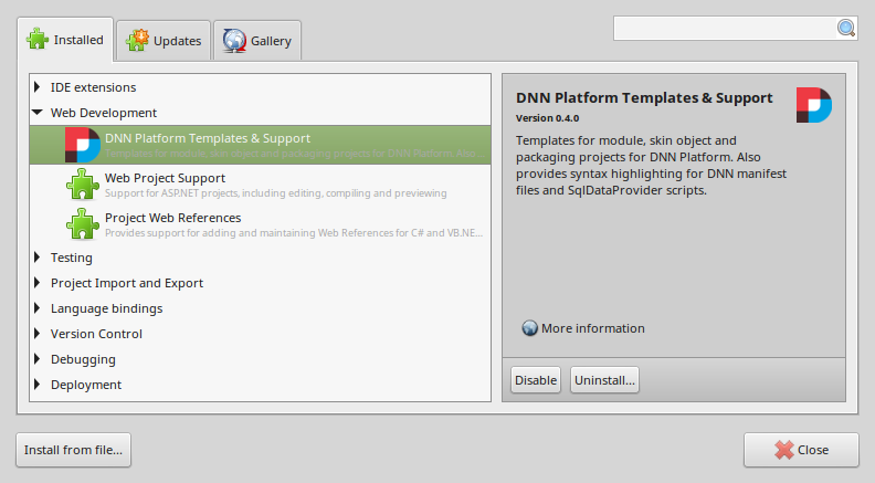 Install using addin manager