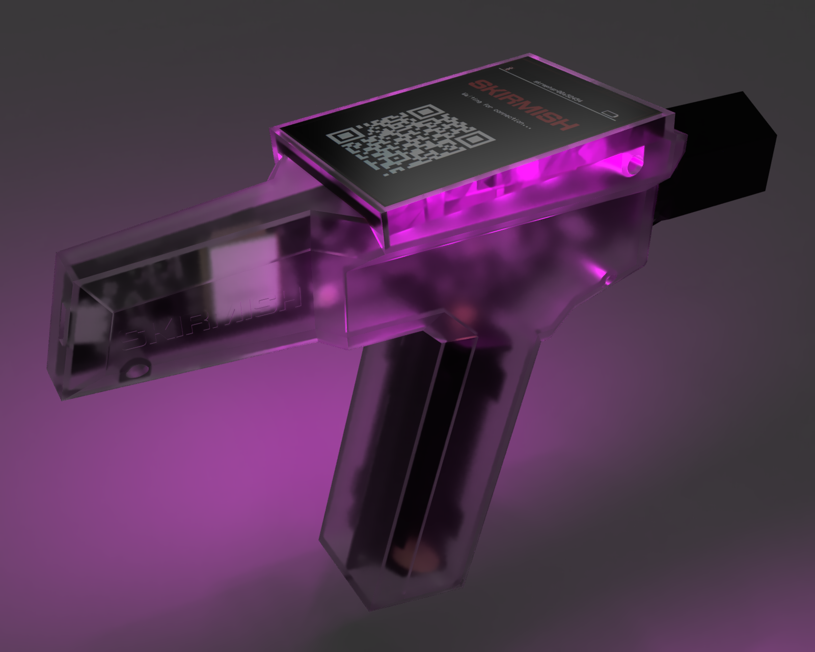 Rendering of a lasertag phaser