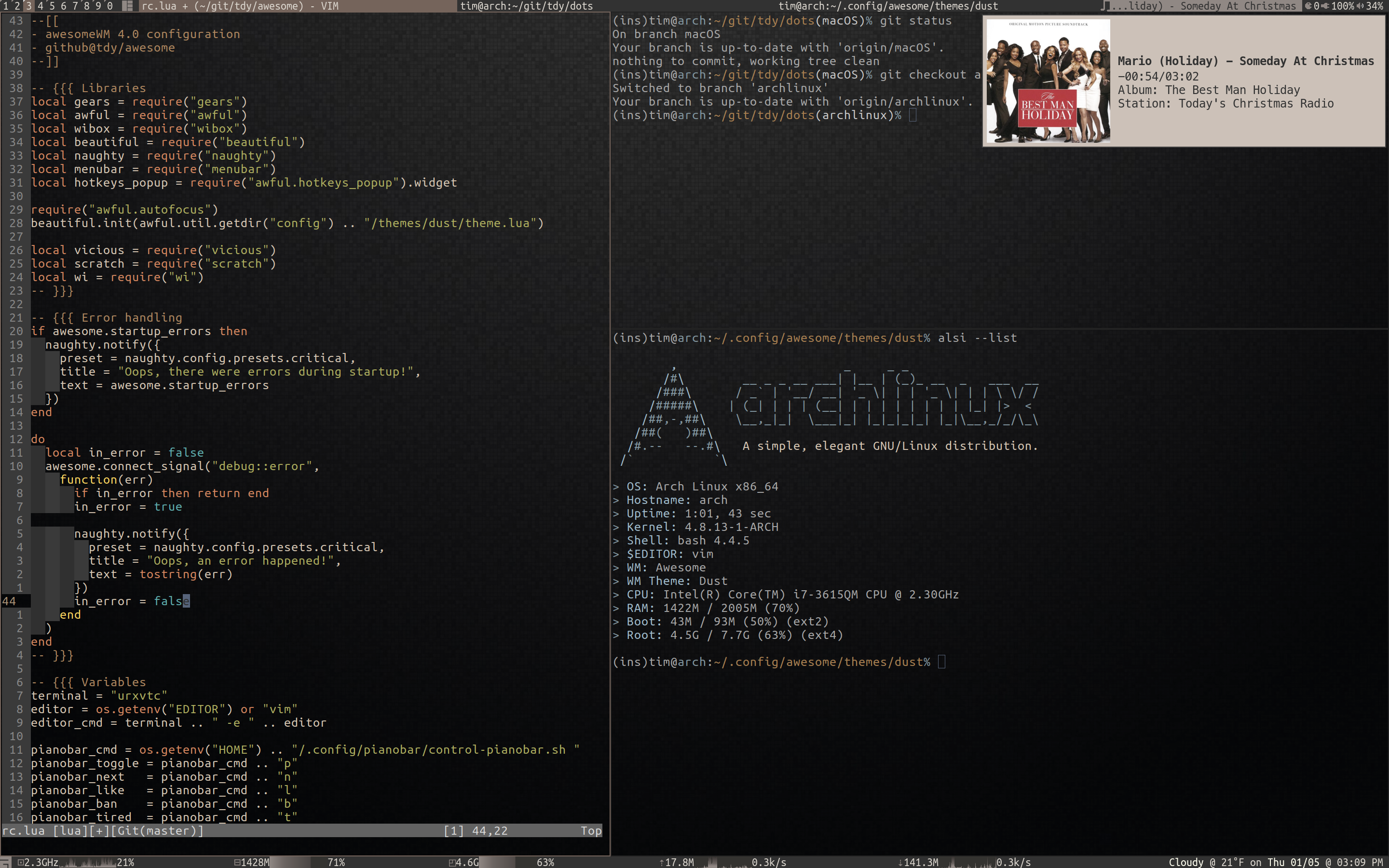 Arch Linux rMBP 15″ (2017)