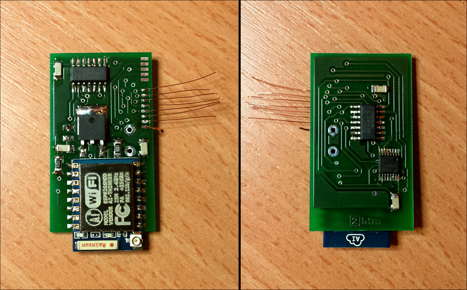 ESP8266 powered 3.5" 480x320 WiFi LCD - the PCB