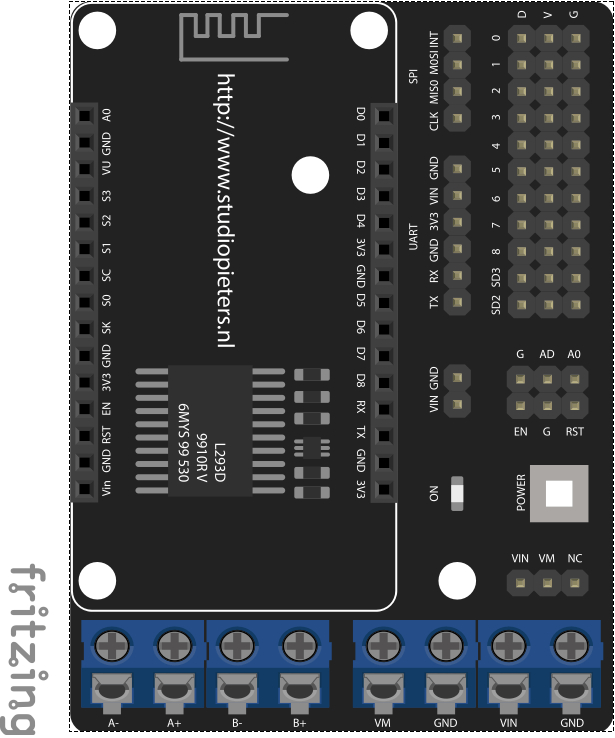 Motor Shield Pinout