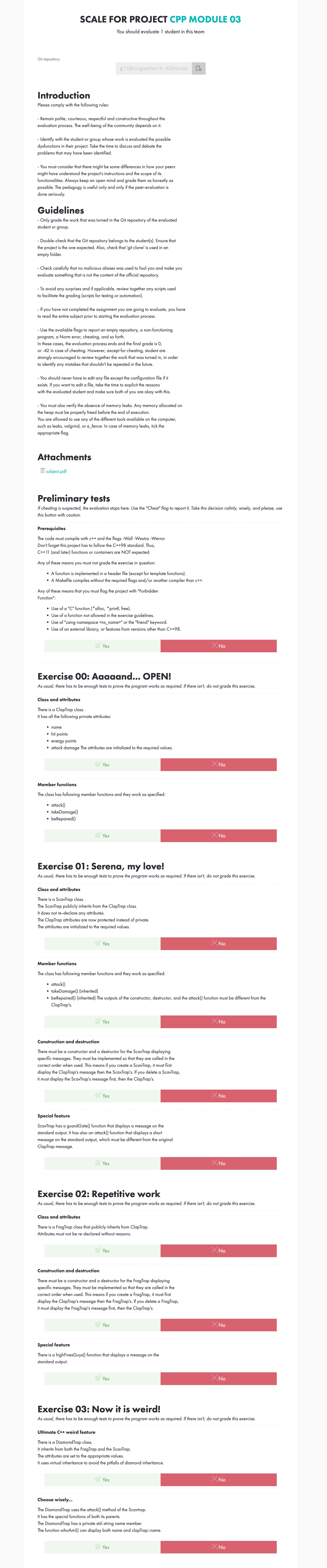 CPP Module 03