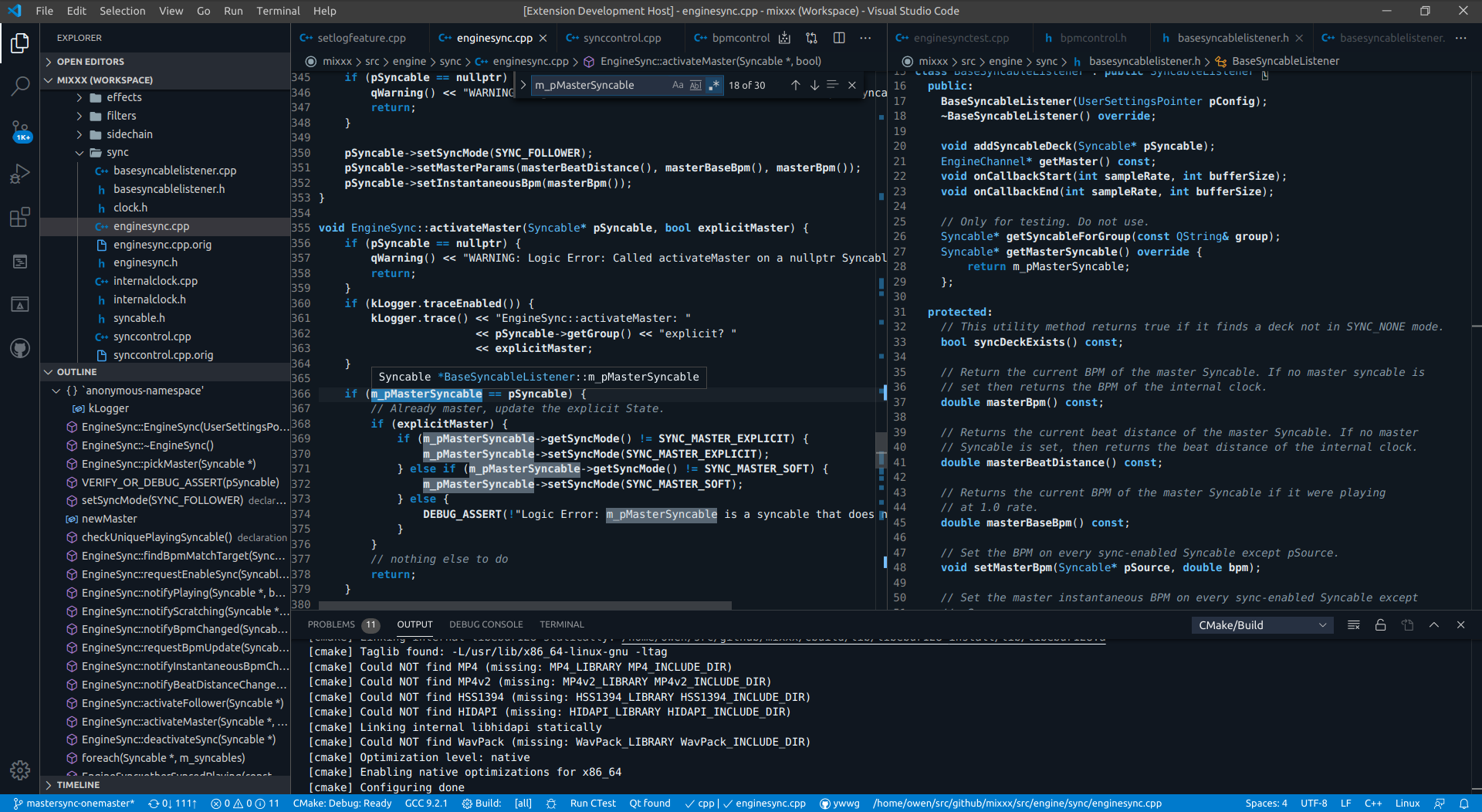 Visual Studio Code Cerulean dark theme preview